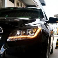 Nouvel ensemble de phares LED 12V avec feux de jour et ampoules au xénon pour Chevrolet Malibu 2012-2014