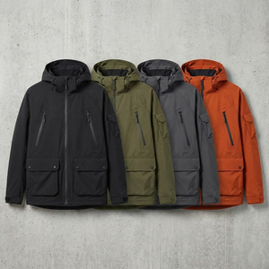 Veste imperméable 3 en 1 coupe-vent haut <span class=keywords><strong>de</strong></span> gamme légère personnalisée, veste robuste polyvalente pour les voyages par temps <span class=keywords><strong>de</strong></span> pluie intense - Product Image 1