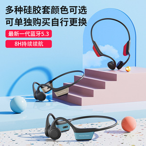 MoreinTech Bone Conduction Headphones Bluetooth 5.0 Sports Waterproof IPX5 Non In Ear Replaceable Silicone - Product Image 2