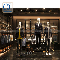 Exhibidores de Ropa con Iluminación, Perchero Cubierto, Equipo de Tienda de Alta Gama para Tiendas de Ropa