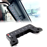 LEDIYTE Panneau de commande de poignée de pilier usiné CNC, panneau de commande de voiture 12V, mise à niveau des lumières auxiliaires pour la série IP65