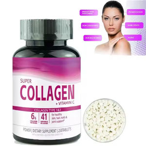 Capsules de collagène de vitamine C marine OEM, complément blanchissant pour la peau, capsules de collagène de vitamine C organique - Product Image 2