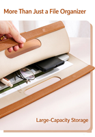 Porte-documents magnétique en cuir PU A4 avec logo personnalisé, avec poignée, imperméable, grande capacité, pour les réunions de bureau, sac de présentation