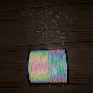 CNSS Nhà cung cấp ánh sáng cao óng ánh cầu vồng phản chiếu dệt kim sợi cho may trên mũ - Product Image 3