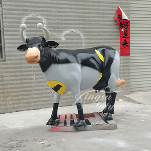 Décoration <span class=keywords><strong>de</strong></span> parc zoo <span class=keywords><strong>à</strong></span> bas <span class=keywords><strong>prix</strong></span> fait <span class=keywords><strong>à</strong></span> <span class=keywords><strong>la</strong></span> main en <span class=keywords><strong>fibre</strong></span> <span class=keywords><strong>de</strong></span> <span class=keywords><strong>verre</strong></span> imprimé personnalisé sculpture d'animaux grandeur nature - Product Image 2