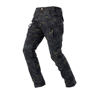 Pantalon Softshell X9 camouflage noir nuit, noir désert, kaki, marron coyote, vert hiver, pantalon cargo softshell - Product Image 6