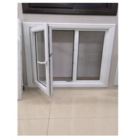 Nouvelle fenêtre coulissante horizontale moderne sur mesure 2023 pour hôtel, en acier inoxydable, insonorisée, double vitrage, en plastique acier UPVC/PVC