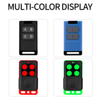 Télécommande multifréquence HFY TX35 en plastique avec arrêt automatique, code duplicable, portée de 30 m, double bouton 4 touches pour portes automatiques et voitures