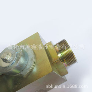 Vanne à boisseau sphérique hydraulique haute pression KHB G1 4, raccord fileté 1/4 po, manuelle, pour produits pétroliers, température normale, à boisseau fixe - Product Image 4
