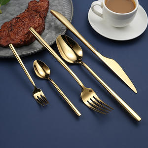 Arco y flecha Acero inoxidable 304 Filete Mango grueso Acero inoxidable Hotel Cubiertos Tenedor y cuchara - Product Image 3