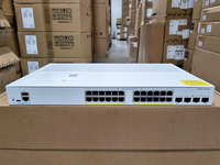 Cisco Catalyst C1300-24P-4G Switch 24 Port PoE+ 4x1G SFP Managed Network Switch Original Baru Segel Solusi Jaringan