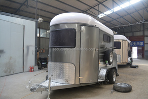 Прицеп с <span class=keywords><strong>2</strong></span> конными прямыми нагрузками с оцинкованным шасси, Нескользящие напольные и электрические тормоза, совместимые с ADR - Product Image 3