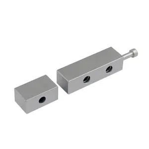 China supplier HPEDM precision system 3r stainless steel ruler vice for Wire edm clamping HE-R06999