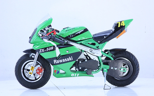 49CC vélo de poche pour enfants démarreur facile à tirer mini <span class=keywords><strong>GP</strong></span> racing moto à gaz 4 ans au-dessus enfant - Product Image 3