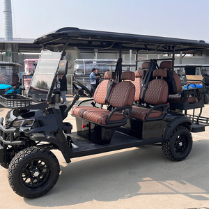 Nouveau chariot de golf électrique 2 + 2/4 places/buggy système de batterie au lithium certifié CE parcours de golf 90km de conduite kilométrage équipé de queue - Product Image 4