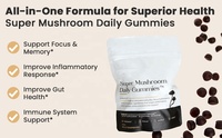 SWOOT OEM Gummies véganes aux champignons de haute qualité, améliorent l'immunité, complément sans gluten