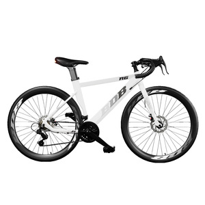 Bicicleta de Carretera 700c de Lujo, Ultraligera, con Horquilla Rígida, Llanta de Aleación de Aluminio, Sillín de Alto Rendimiento, Capacidad de Carga de 120 kg, para Carreras - Product Image 1