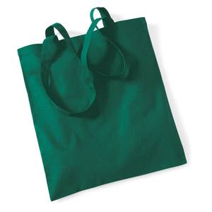 Bolsa de Compras Promocional 100% Algodón, Color Verde Botella, Talla Única, Uso Casual - Product Image 1
