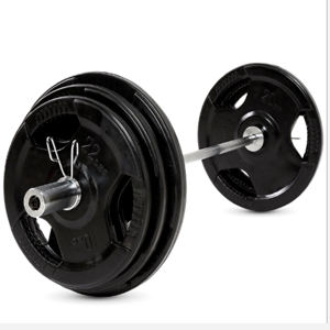 Disques de <span class=keywords><strong>musculation</strong></span> à trois poignées 5lb - 55lb, accessoires de <span class=keywords><strong>musculation</strong></span>, plaques de <span class=keywords><strong>poids</strong></span> en fonte de fer avec revêtement en caoutchouc noir - Product Image 5