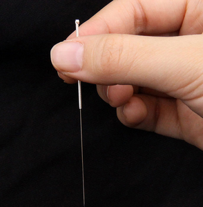 Médecine traditionnelle chinoise feuille d'aluminium 100 pièces remplir aiguilles d'acupuncture plaquées argent stérile jetable - Product Image 6