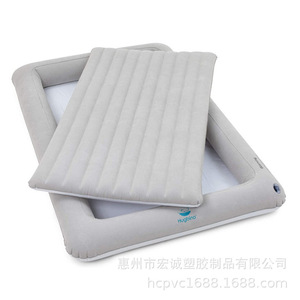 Colchón inflable de PVC ecológico de 125x72x17cm, rectangular, portátil, para cuidado de maternidad y viajes. - Product Image 3