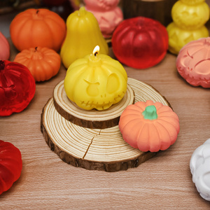 Molde de Silicona 3D Premium Blanco para Halloween, para Velas, Jabones, Chocolate, Calabaza, Grado Alimenticio, No Tóxico, Ecológico, Resistente al Calor, para Pasteles - Product Image 3