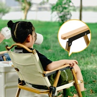 Chaise pliante HISPEED pour enfants, design moderne en aluminium, capacité 60 kg, pliable, pour extérieur, jardin, plage, camping, portable
