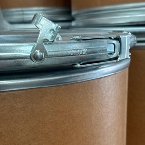 Barils de papier à tambour cerclée en fibre de carton 25L 120L 130L 180L avec couvercles en acier dans divers - Product Image 6