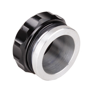 Tapa de radiador de 1,5, 2 y 2,5 pulgadas, ajuste universal, aluminio negro con sello para reemplazo del sistema de refrigeración del motor del coche - Product Image 5