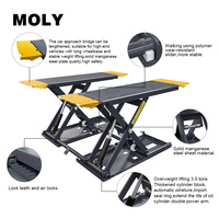 MOLISPEED 3T/3000kgs/6600lbs Pont élévateur ciseaux portable à levée moyenne pour voitures, à vendre, élévateur hydraulique pour garage