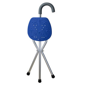 مشاية قابلة للطي وخفيفة الوزن قابلة للتعديل ومترولر عكاز مشي سهل الاستخدام مع ميزة كرسي لكبار السن - Product Image 3