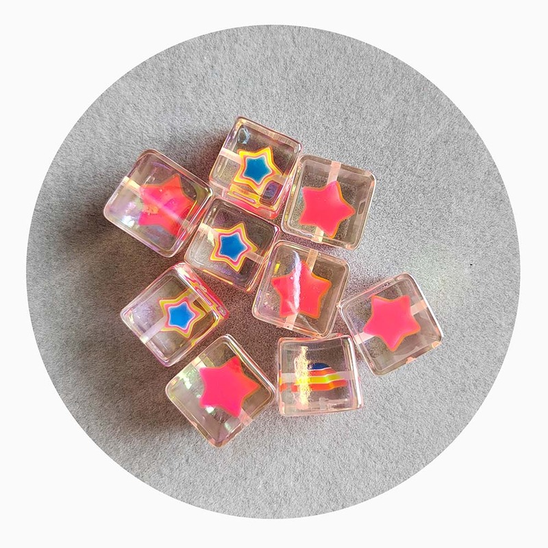 30mm Laser Star Pendant Beads Jewelry