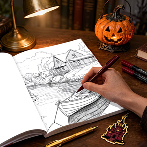 Livre de coloriage pour adultes sur <span class=keywords><strong>la</strong></span> vie rurale, scènes de campagne, grange, tracteur, <span class=keywords><strong>animaux</strong></span>, <span class=keywords><strong>page</strong></span> d'activités - Product Image 3