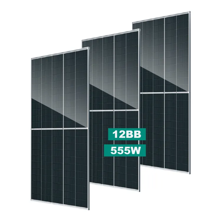 25 Jahre Garantie A Grade Poly 30v 550 W Mono-Solarmodule für netz unabhängige Solaranlagen