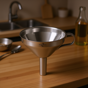 Kchenprofi Stainless Steel <b>Funnel</b> with Handle Dishwasher Safe for <b>Kitchen</b> Use - Product Image 3