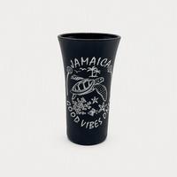 Gobelet souvenir en verre de la Jamaïque, imprimé, cadeau de voyage, verrerie, gobelet tropical pour les boutiques touristiques