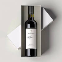 Recyclable Hot Sale Luxury Wine Bottle Packaging Gift Box Custom Logo Whisky Champagne Rigid Paper Box