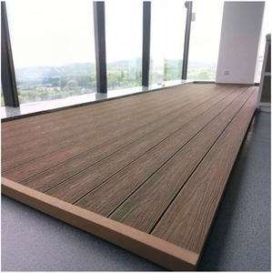 Impermeable NUEVA CUBIERTA DE WPC estilo europeo tablero de madera compuesto material de <span class=keywords><strong>suelo</strong></span> al aire libre para patio buen precio - Product Image 3