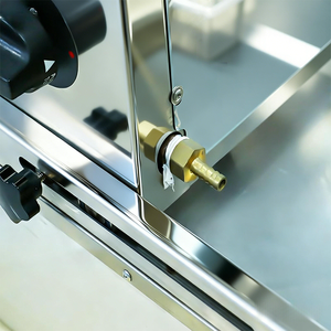 Máquina de Shawarma y <span class=keywords><strong>Doner</strong></span> <span class=keywords><strong>Kebab</strong></span> Comercial Automática de Acero Inoxidable HELAXEN, a Gas, Duradera, Fácil de Usar, Moderna, para Mostrador - Product Image 4