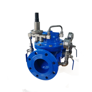 Katup Pengurang Tekanan Hidrolik <span class=keywords><strong>Pilot</strong></span> Operated DN40-DN600 200X yang Disesuaikan untuk Kontrol Aliran Pipa Air - Product Image 4
