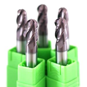 Rल्ड Hrc60 4-फ्लैट ठोस कार्बाइड उच्च परिशुद्धता वाला कार्बाइड उच्च परिशुद्धता टिलीन कोटेड बॉल नाक अंत मिल - Product Image 5