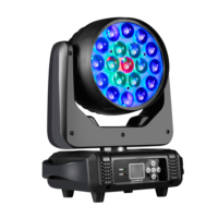 Projecteur de Scène LED Lyre Wash RVBB 19x15W pour DJ Club avec Zoom