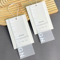 Étiquette de Vêtement de Luxe Personnalisée, Impression d'Étiquettes, Logo Nominatif, Étiquette en Plastique, Étiquette de Taille