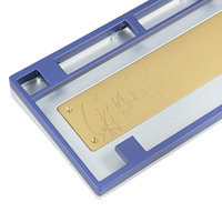 Casing Keyboard Mekanik CNC Aluminium Custom Multiwarna dengan Basis Aluminium CNC