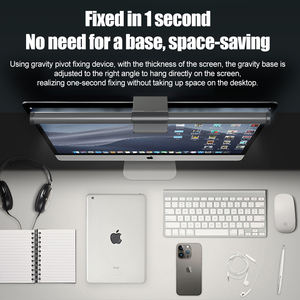 โคมไฟ LED สำหรับจอ<span class=keywords><strong>คอม</strong></span>พิวเตอร์แบบแขวน ใช้พลังงานจาก USB ดีไซน์ทันสมัย ปรับความสว่างได้แบบไร้ขั้นตอน ปรับอุณหภูมิสีได้ เหมาะสำหรับสำนักงาน ปกป้องดวงตา - Product Image 4