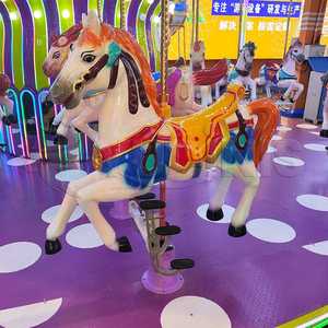 Manège Paradise pour parc d'attractions, structure en acier et animaux en fibre de verre et lumières LED, <span class=keywords><strong>attraction</strong></span> familiale et stimulant de revenus - Product Image 5