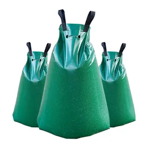 20 Gal PVC Tarpaulin Shrub Tree Watering irrigation bag collapsible bag foldable Anti-Uv Slow Release Reinforced