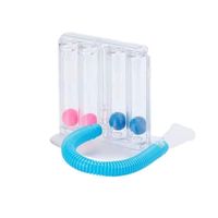 Inspirómetro Inhalación Respiración Dispositivo de entrenamiento respiratorio Espirómetro de incentivo de 3 bolas