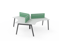 Nouveau design de poste de travail industriel fixe ergonomique avec tiroirs intégrés pour la maison, les affaires et la restauration