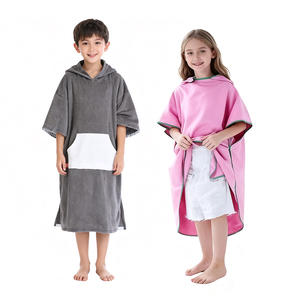 Serviette <span class=keywords><strong>de</strong></span> <span class=keywords><strong>bain</strong></span> à capuche en microfibre à séchage rapide absorbante à carreaux noirs et blancs pour bébé, tout-petit, enfants, adolescents, plage - Product Image 3